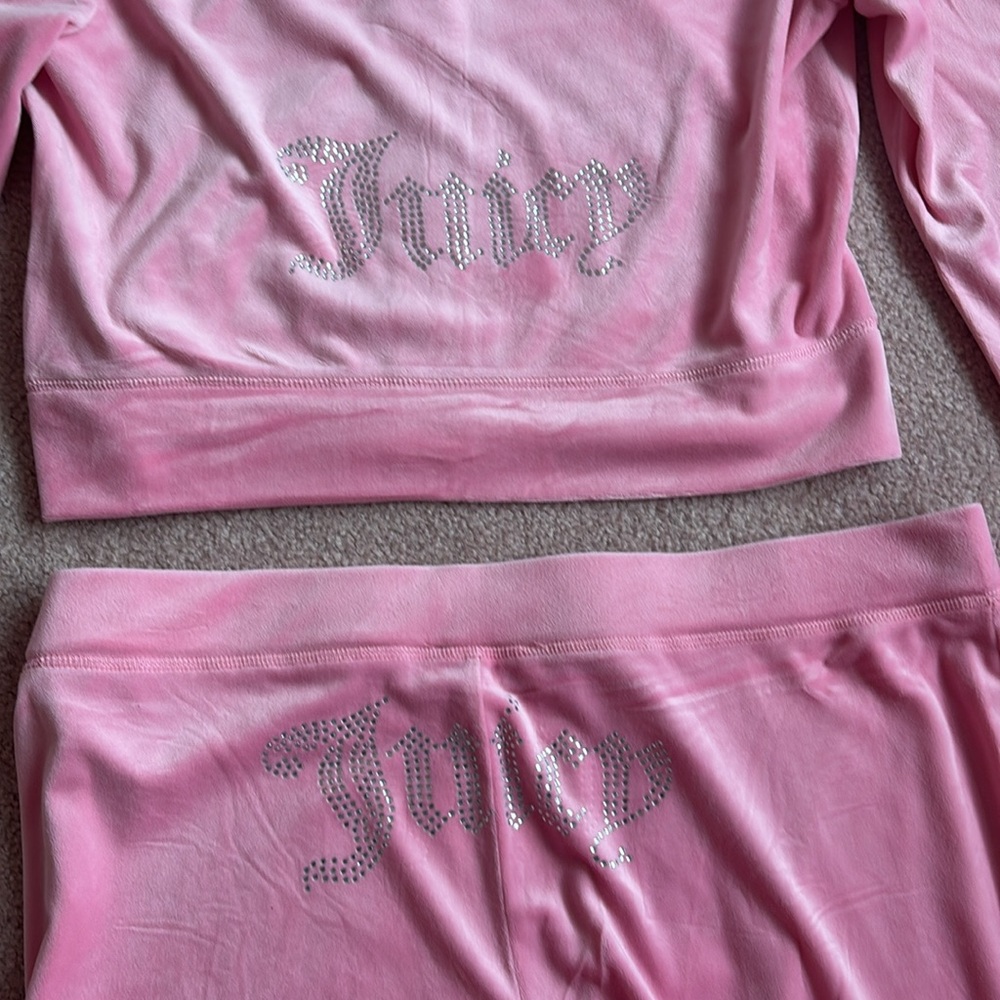 Juicy Couture Tracksuit Pink Hot Hot Size Large NWT - Picture 14 of 14